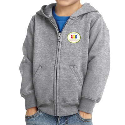 Sport Grey Full Zip Toddler Hoodie