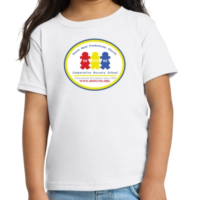 White Toddler Cotton Tee