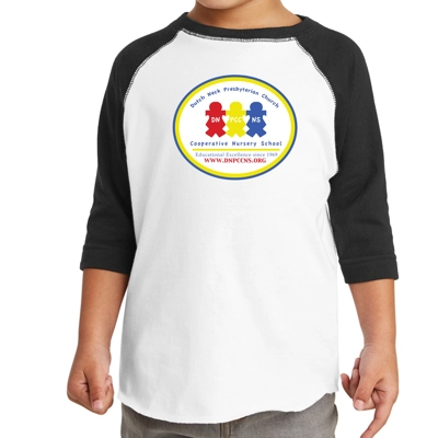 White Toddler Baseball Tee