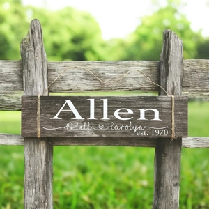Wedding Date Sign