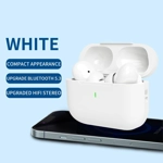 Wireless Earbuds, Bluetooth 5.3, Touch Control, White Wireless Earbuds, Bluetooth 5.3, Touch Control, White