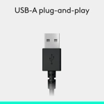 Logitech 390 Gaming headphones, Wired headphones  for PC Logitech 390 Gaming headphones, Wired headphones  for PC