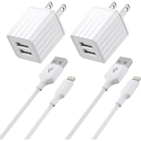 iPhone Charger,[Apple MFi Certified] Fast iPhone Charger 2PACK 6FT Lightning Cable Cord Fast