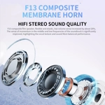 Wireless Earbuds, Bluetooth 5.3, Touch Control, White Wireless Earbuds, Bluetooth 5.3, Touch Control, White