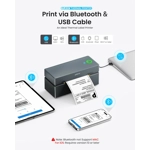 POLONO Bluetooth Thermal Shipping Label Printer, Wireless 4x6 Shipping Label Printer POLONO Bluetooth Thermal Shipping Label Printer, Wireless 4x6 Shipping Label Printer