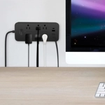 FUAUFAS Power Strip Surge Protector with 6 Outlets & 3 USB Ports FUAUFAS Power Strip Surge Protector with 6 Outlets & 3 USB Ports