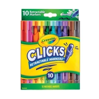 Crayola Clicks Retractable Tip Markers (10ct),  for Kids &..