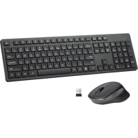 Keyboard and Mouse Combo, Soft 2.4G Full Size Computer Key..