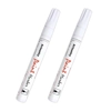 White Paint Pens marking pens Permanent Markers - 2 Pack Oil Based Waterproof Markers White Paint Pens marking pens Permanent Markers - 2 Pack Oil Based Waterproof Markers