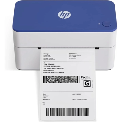 HP Shipping Label Printer, Commercial Grade Direct Thermal, Compact & Easy-to-use HP Shipping Label Printer, Commercial Grade Direct Thermal, Compact & Easy-to-use