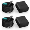 Samsung Super Fast Charger Type C for Android Phone Charger Fast Charging 2Pack 10FT cord Samsung Super Fast Charger Type C for Android Phone Charger Fast Charging 2Pack 10FT cord