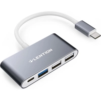 LENTION 4-in-1 USB-C , USB 3.0, for Laptop Desktop Iphone