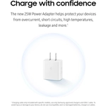 Samsung 25 Wall Charger Power Adapter, Cable Not Included, Super Fast Charging, Compact Design