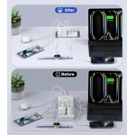 [2-Pack] USB C Wall Charger, 50W 5-Port PD Fast USB C Charging Block,2USB C+3USB A Multiport Plug