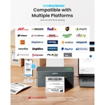POLONO Bluetooth Thermal Shipping Label Printer, Wireless 4x6 Shipping Label Printer POLONO Bluetooth Thermal Shipping Label Printer, Wireless 4x6 Shipping Label Printer