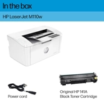 HP LaserJet M110w Wireless Black & White Printer, Print, Fast speeds, Easy setup, Mobile printing HP LaserJet M110w Wireless Black & White Printer, Print, Fast speeds, Easy setup, Mobile printing