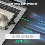 Samsung Super Fast Charger Type C for Android Phone Charger Fast Charging 2Pack 10FT cord