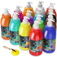 Acrylic Paint Sets for Adults, 14 Colors Large Bulk Acryli..