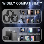 Super Fast Charger USB C,[3 Pack] Replacement for Samsung 45 Watt USB-C Charger,Type C