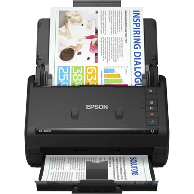Epson Workforce ES-400 II Color Duplex Desktop Document Scanner for PC and Mac Epson Workforce ES-400 II Color Duplex Desktop Document Scanner for PC and Mac