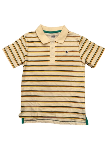 Studio new without tags boys 7-8 years striped polo shirt
