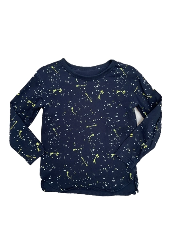 George 3-4 years black splatter t-shirt VGC