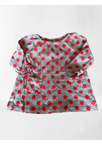 John Lewis baby girl 3-6 months spotty jersey dress