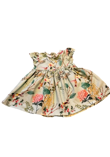Next pretty baby girl floral cotton jersey dress 0-3 months