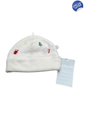 BNWT Jojo Maman Bebe unisex Christmas hat 3-6 months