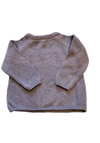 H&M baby boy blue organic cotton jumper 4-6