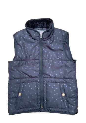 H&M girls black body warmer 6-8 years