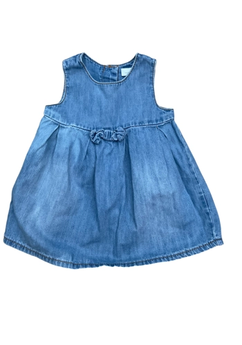 Next baby girl soft denim dress