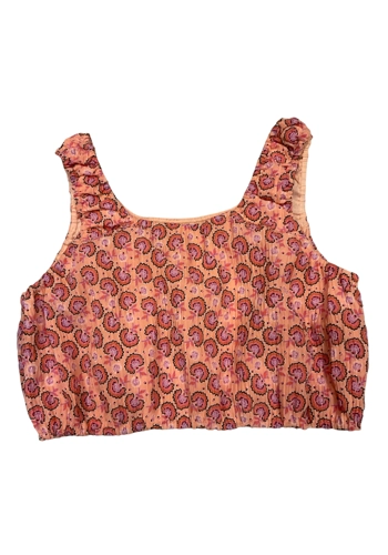 Zara girls pretty summer crop top 9 years VGC