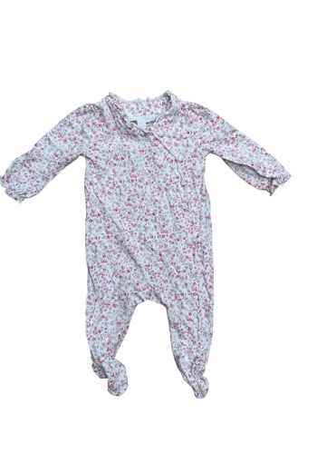 The Little White Company baby girl floral sleep suit 0-3 months