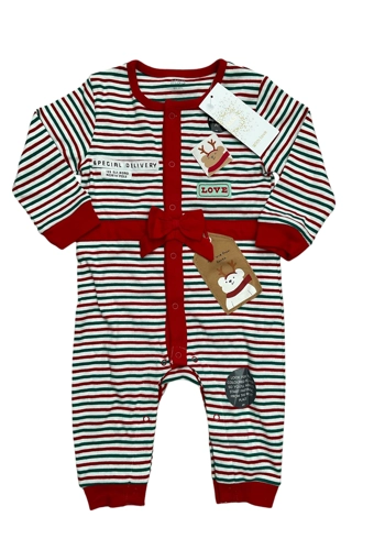 BNWT M&S Christmas baby sleep suit 6-9 months new gift