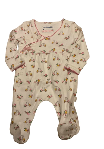 Jojo Maman Bebe baby girl newborn romper good condition