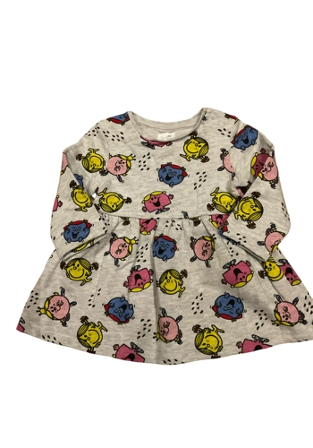 Mr Men & Little Miss dress 0-3 months VGC