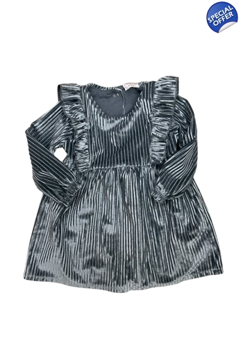 F&F baby girl velour party dress 3-6 months VGC