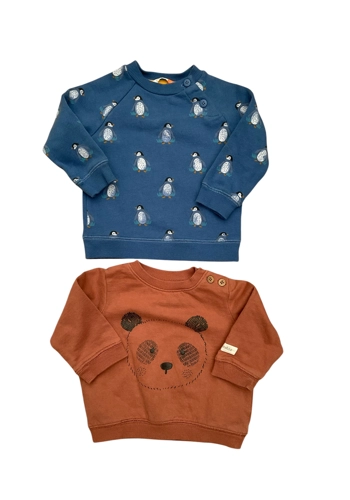 Baby boy sweatshirts John Lewis Newbie 2-4/3-6 months VGC