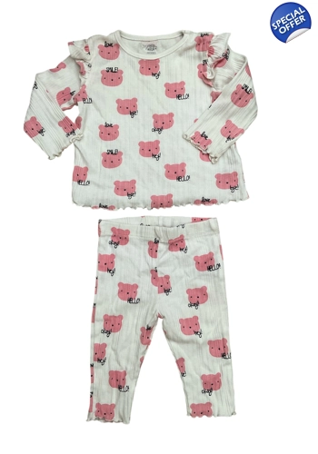 Fred & Flo 3-6 months baby girl outfit good condition