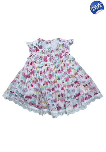 Pretty baby girl summer dress first size George good condition