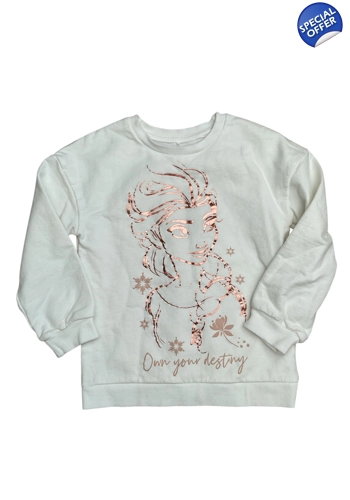 Disney Frozen girls sweatshirt 5-6 years vgc