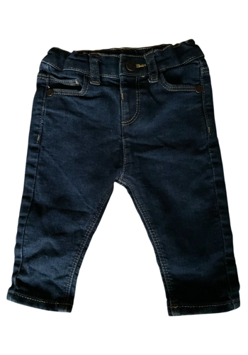 M&S adjustable waist dark skinny jeans 3-6 months vgc