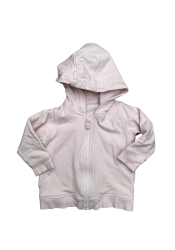 Matalan baby girl hooded jacket 3-6 months pink vgc
