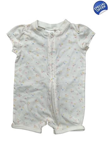 H&M baby girl short summer romper 2-4 months vgc