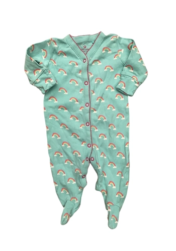 Next rainbow baby girl sleep suit 0-3 months