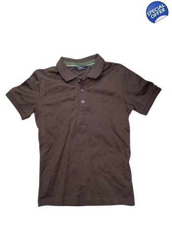 Next boys khaki  polo top 5 years hardly worn