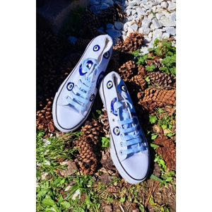 CUSTOM evil eye sneakers