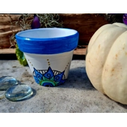 Hand Painted Mandala Terra Cotta Planter Personalized Gift