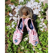 Hot Pink Converse Hand Painted